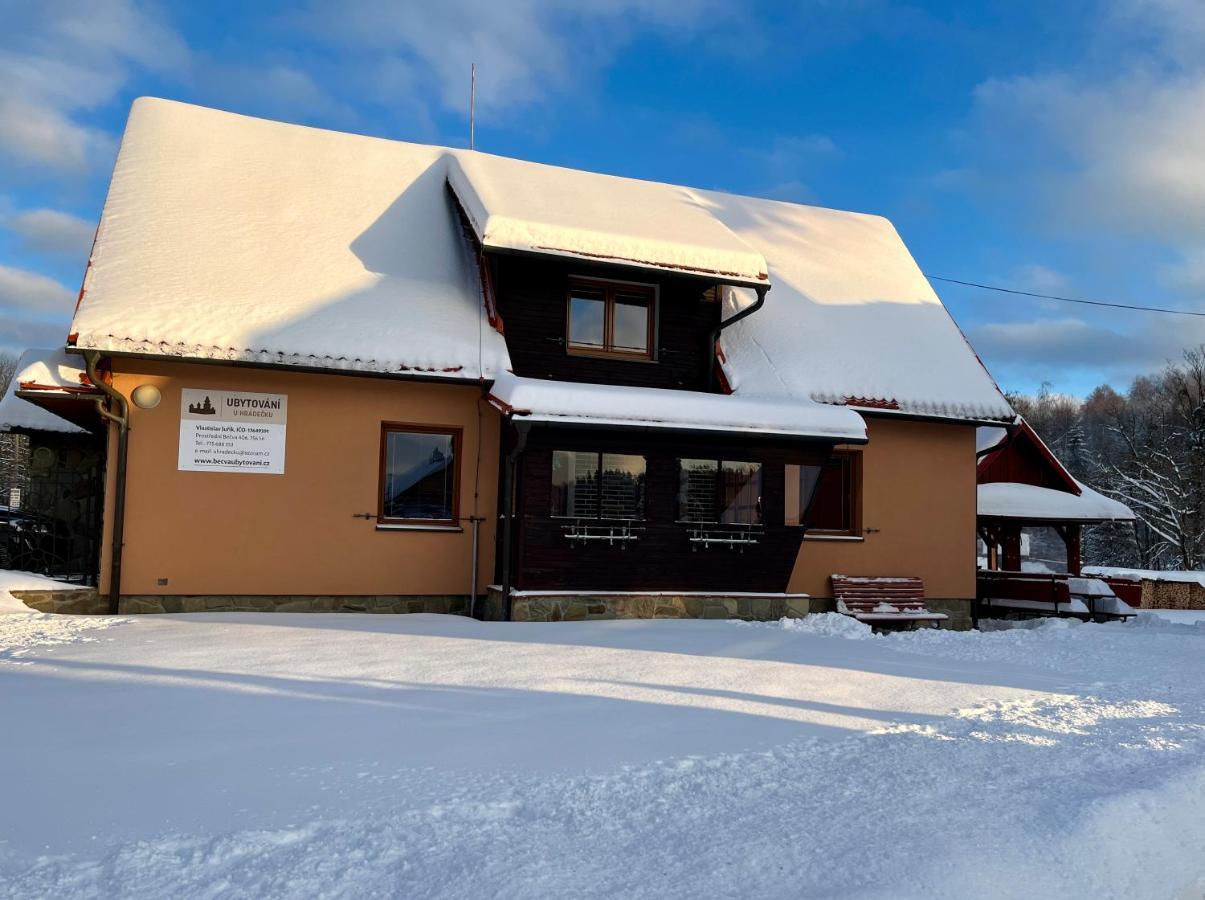 Ubytovani U Hradecku Prostřední Bečva Exterior foto
